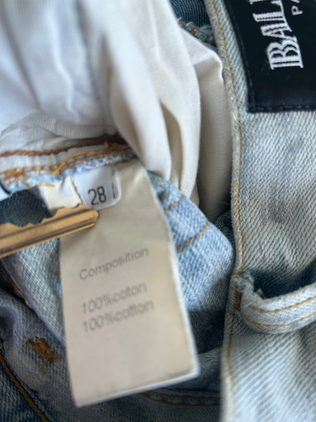 Balmain Homme SS11 Eagle Coin Jeans