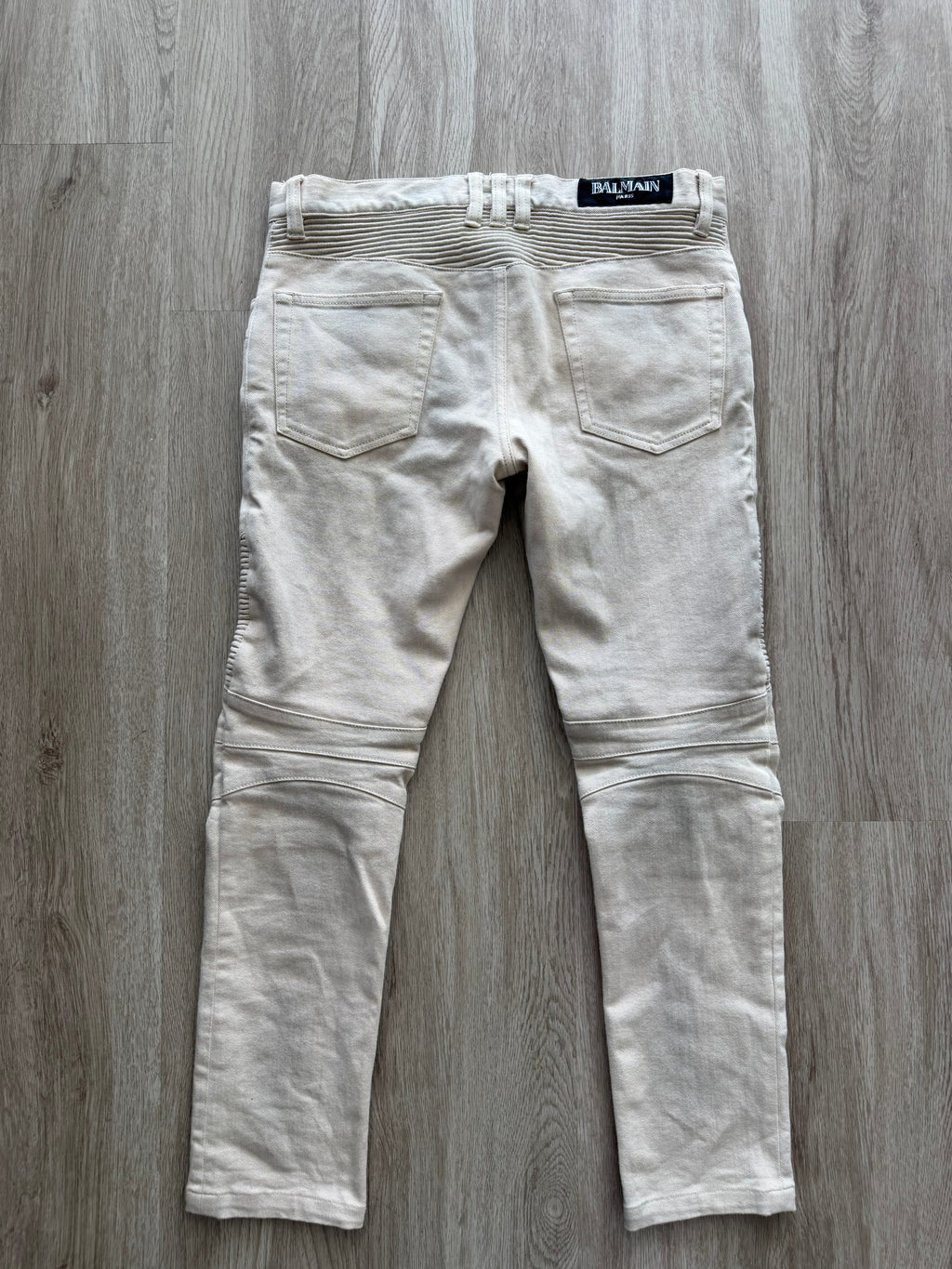 Balmain Homme AW12 Dirty Beige Bikers