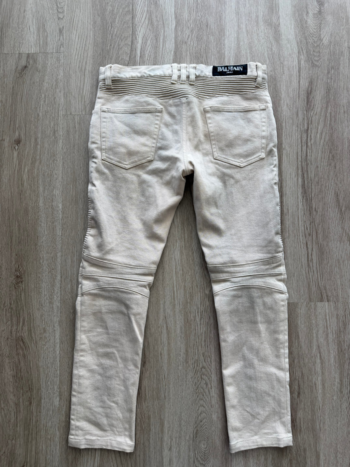 Balmain Homme AW12 Dirty Beige Bikers