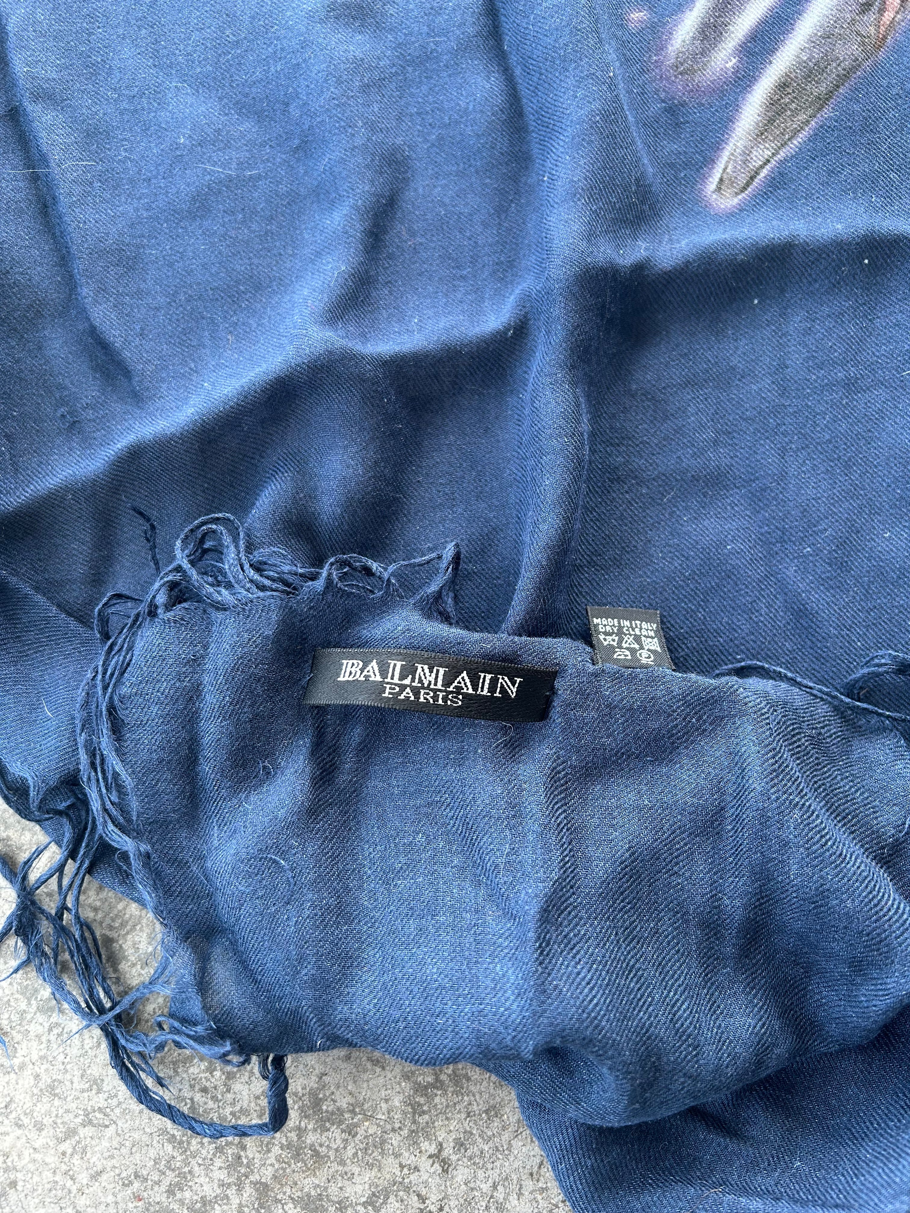 Balmain Homme AW11 Wolf Scarf