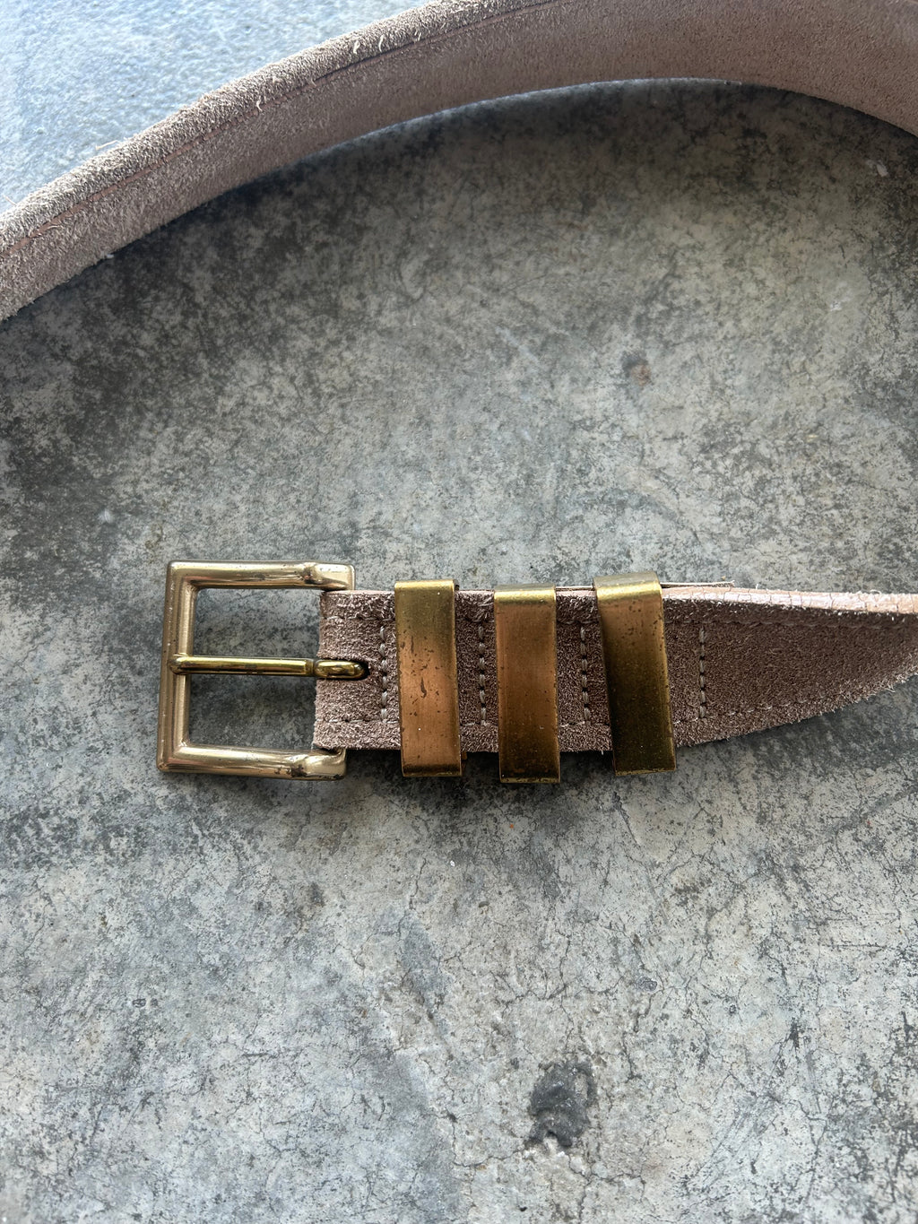 Balmain Homme SS13 Gold Belt