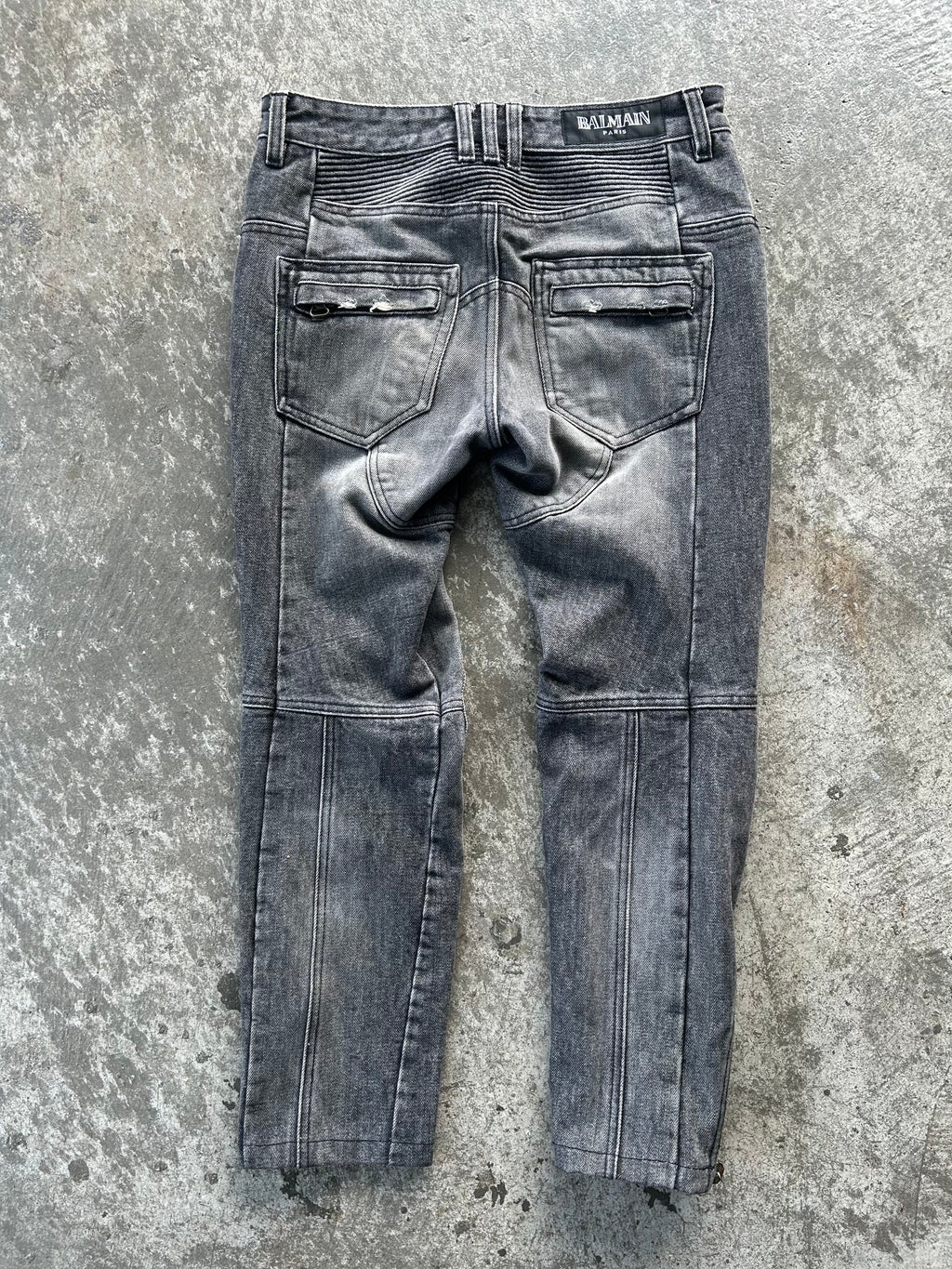 Balmain Homme AW10 Heavy Biker Jeans