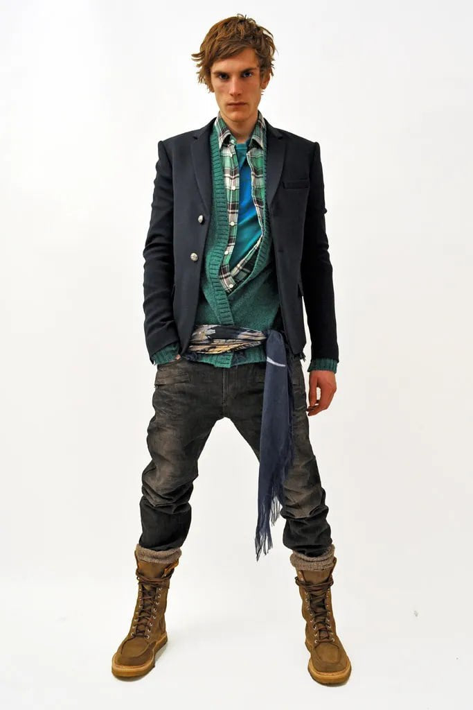 Balmain Homme AW11 Wolf Scarf