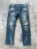 Balmain Homme AW11 Indigo Biker Jeans
