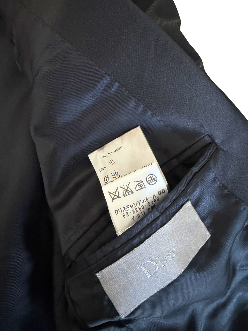 Dior Homme SS06 Black Tailcoat Blazer