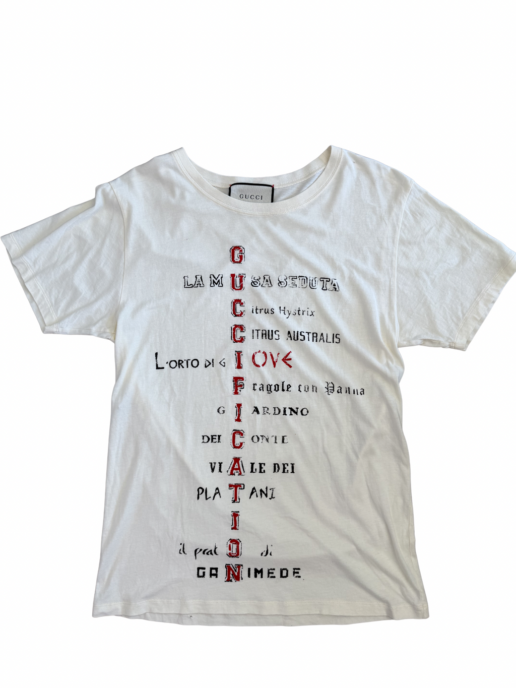 Gucci Guccification Script T Shirt