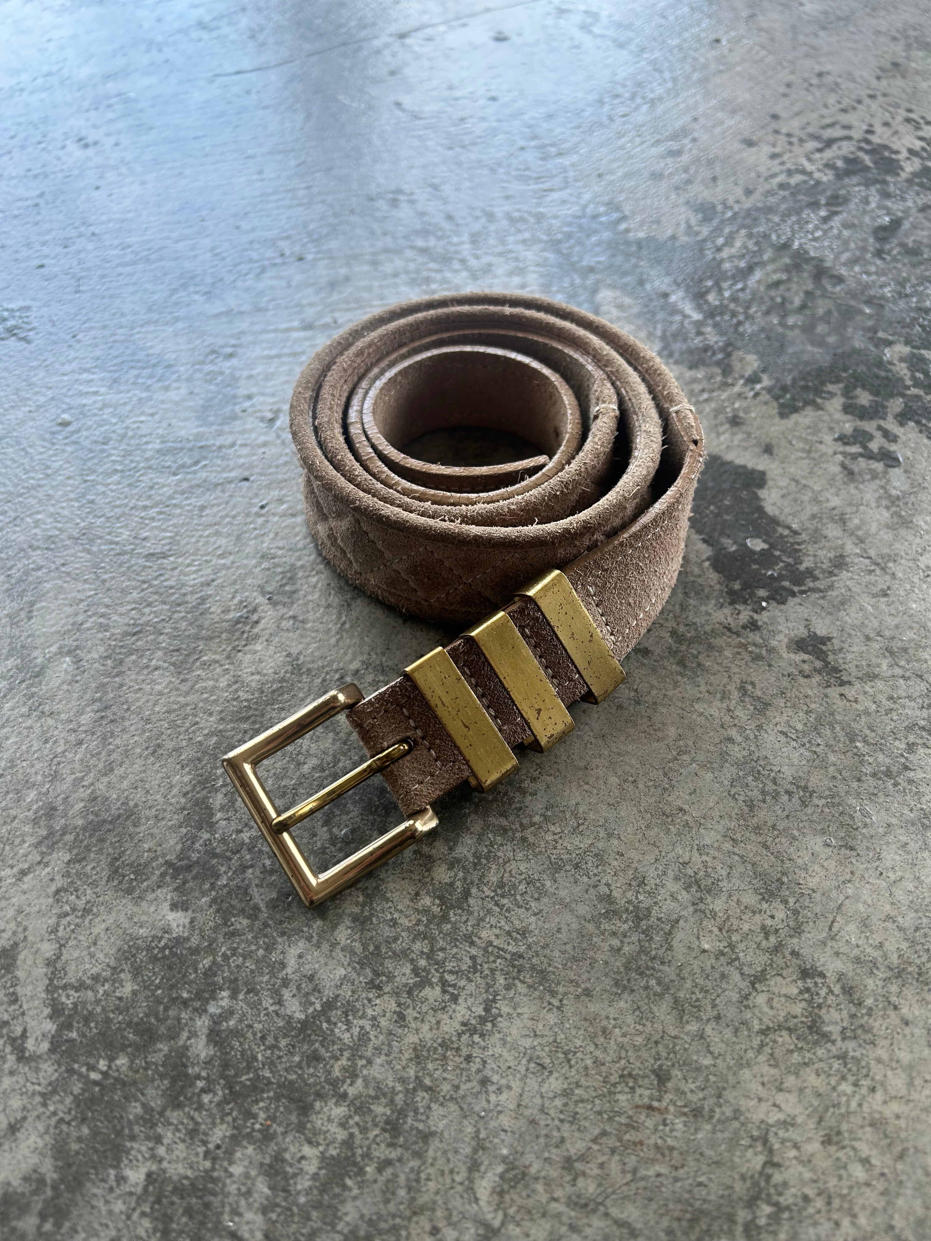 Balmain Homme SS13 Gold Belt