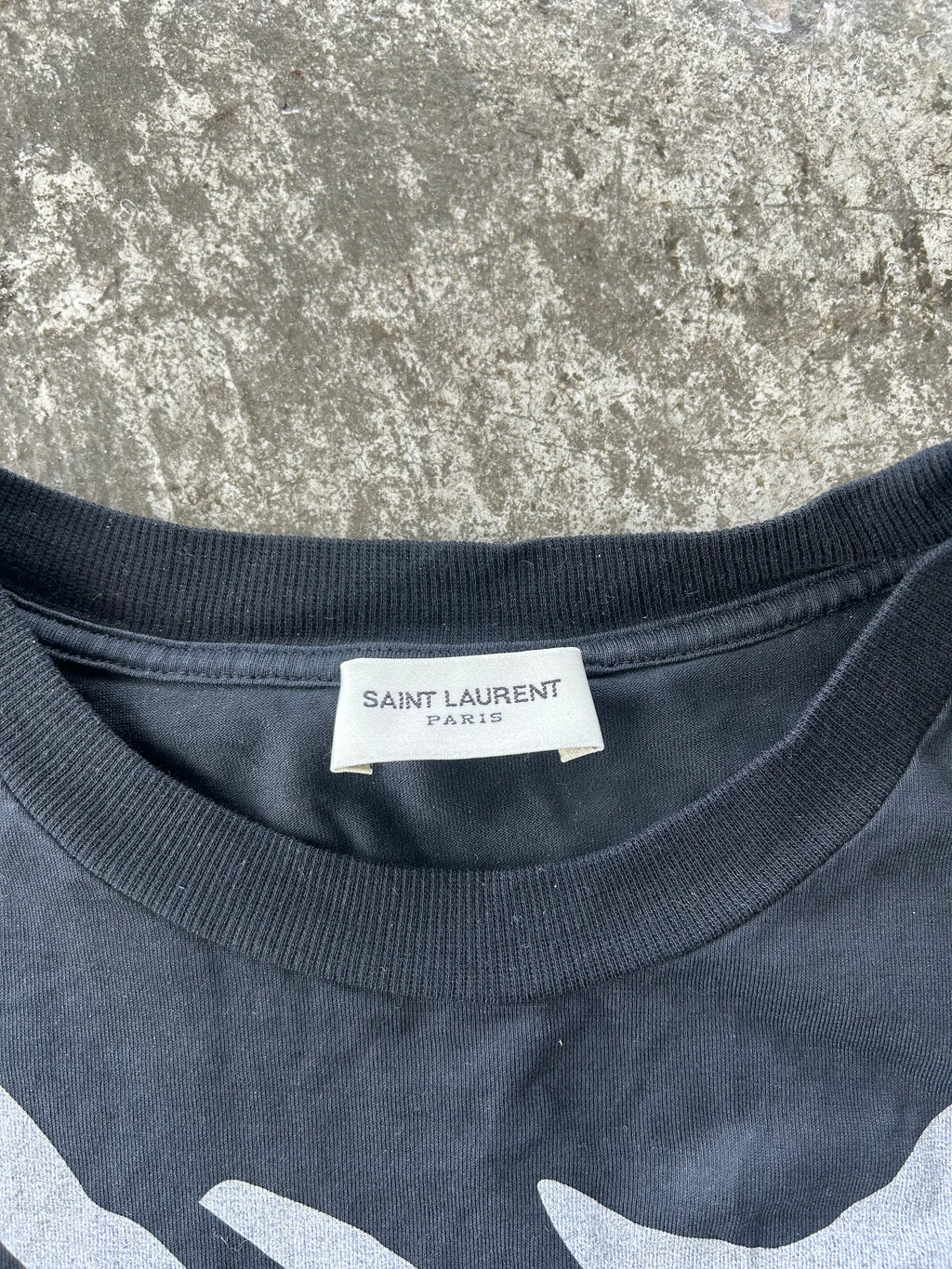 Saint Laurent Paris SS16 Zebra T Shirt