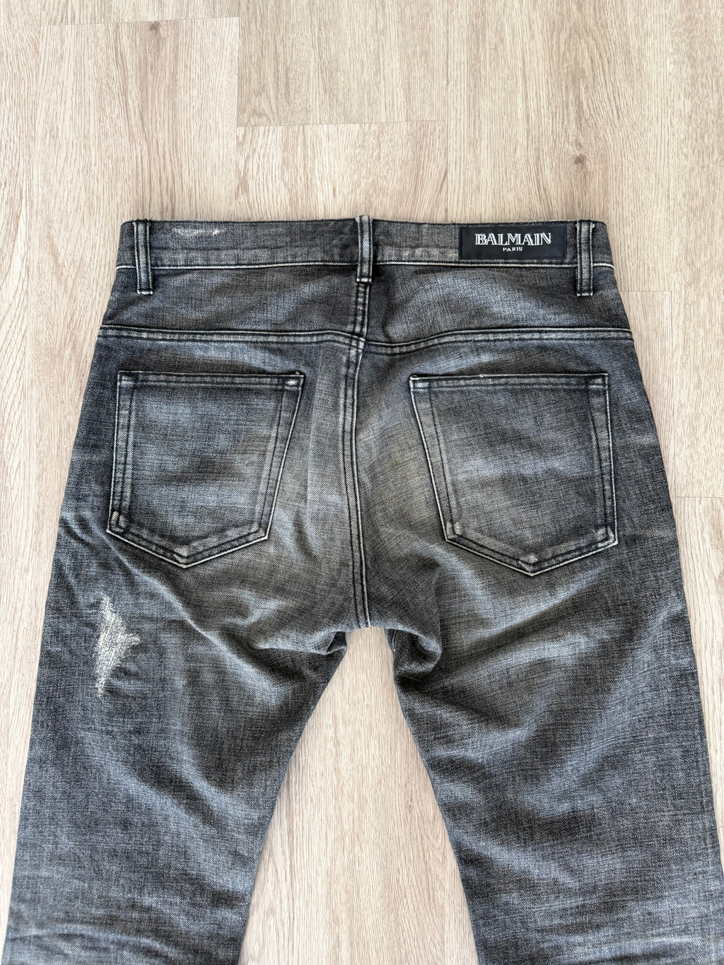 Balmain Homme AW13 Faded Jeans