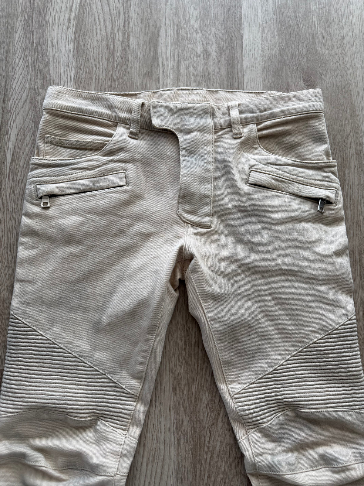 Balmain Homme AW12 Dirty Beige Bikers