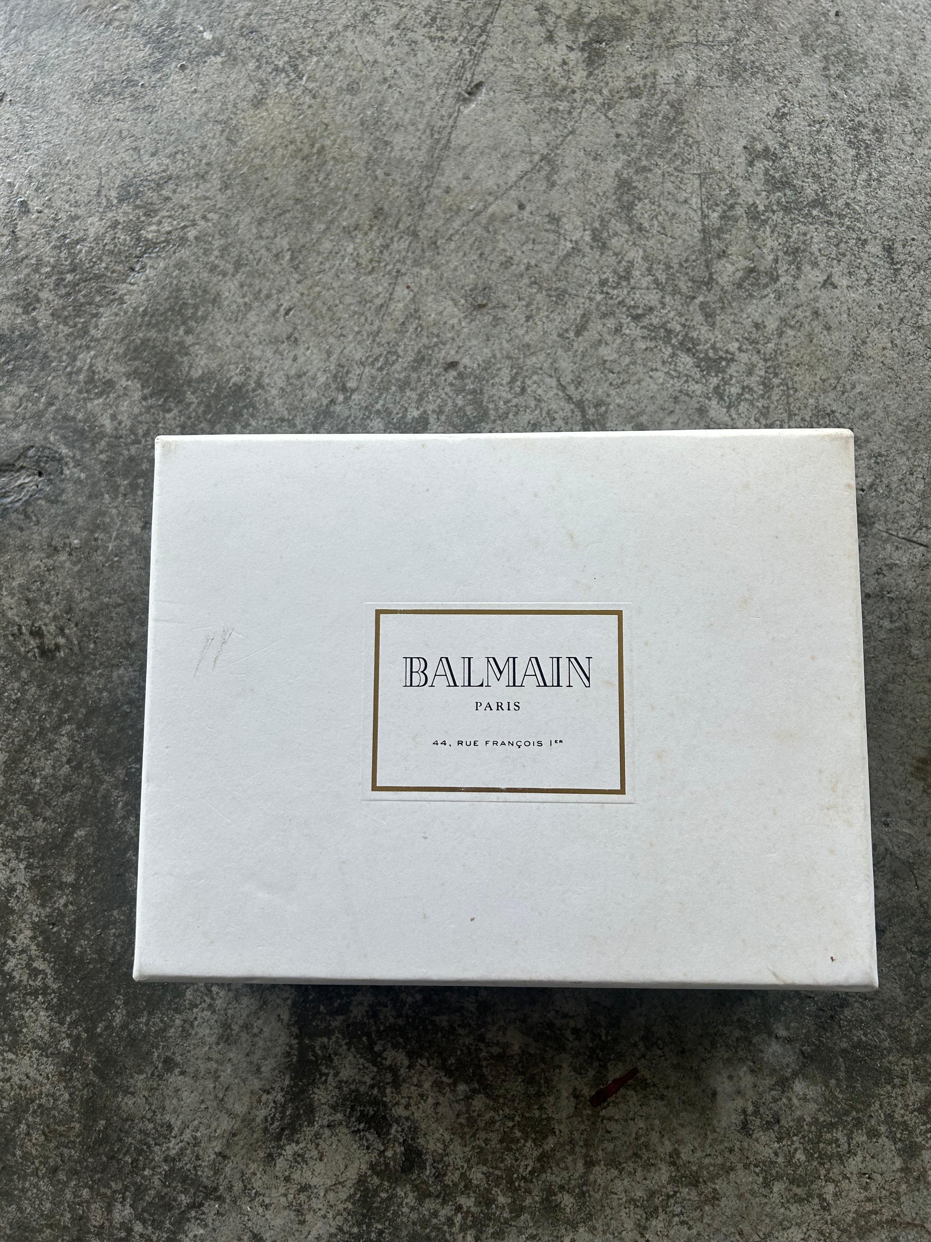 Balmain Homme SS13 Gold Belt