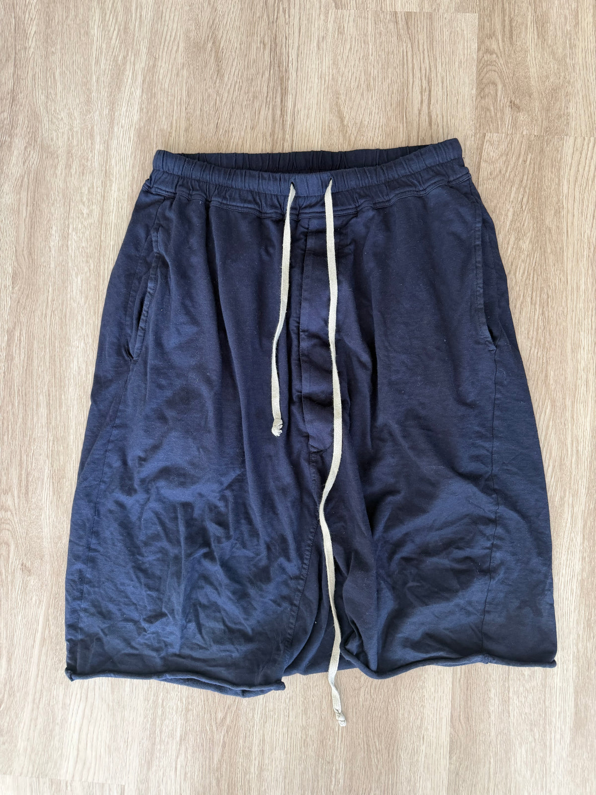Rick Owen’s DRKSHDW SS21 Indigo Pod Shorts