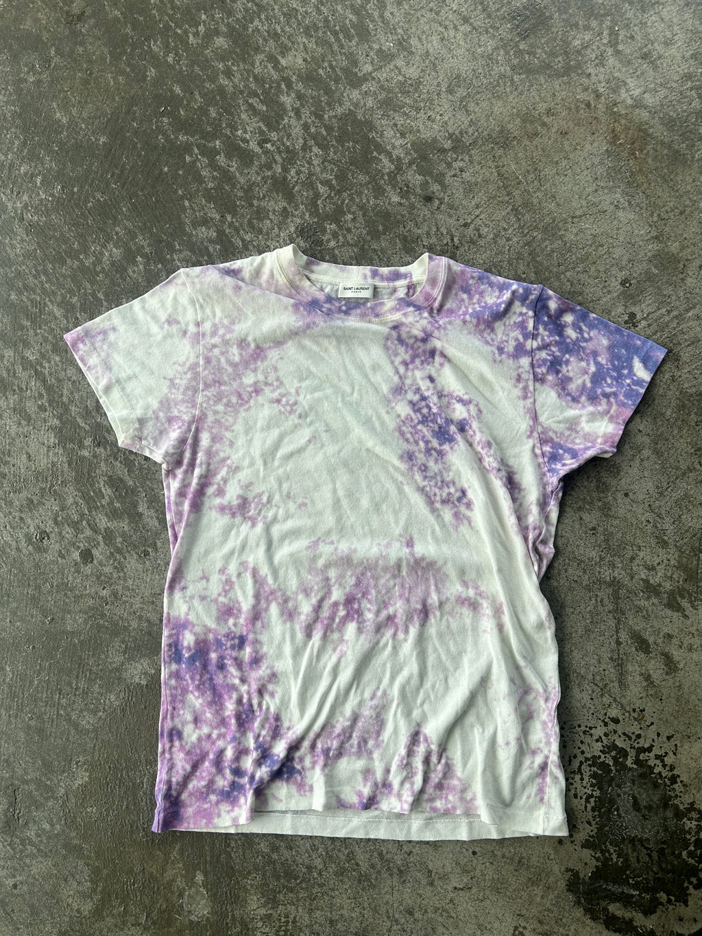 Saint Laurent Paris SS16 Tie Dye T Shirt