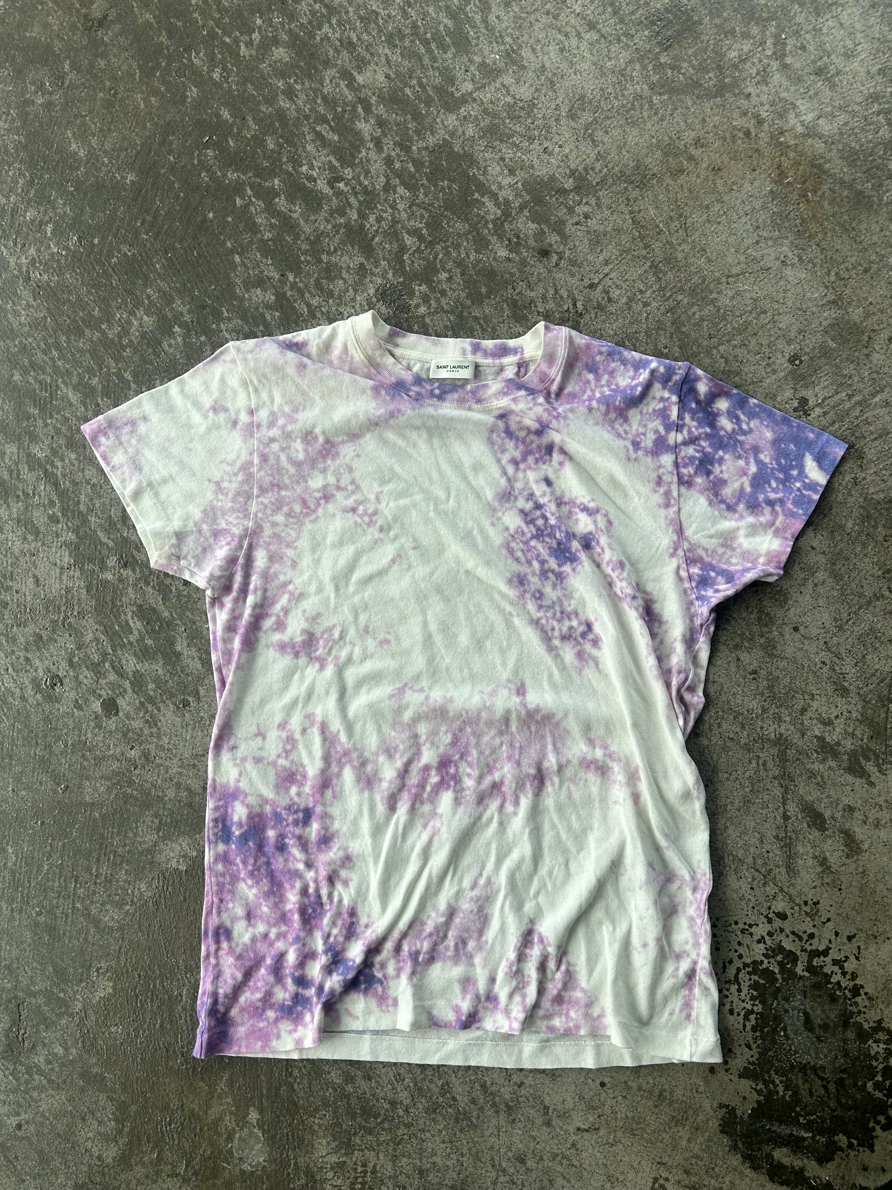 Saint Laurent Paris SS16 Tie Dye T Shirt