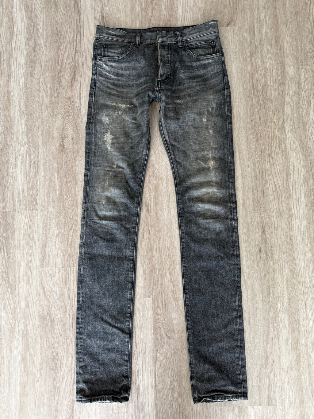 Balmain Homme AW13 Faded Jeans