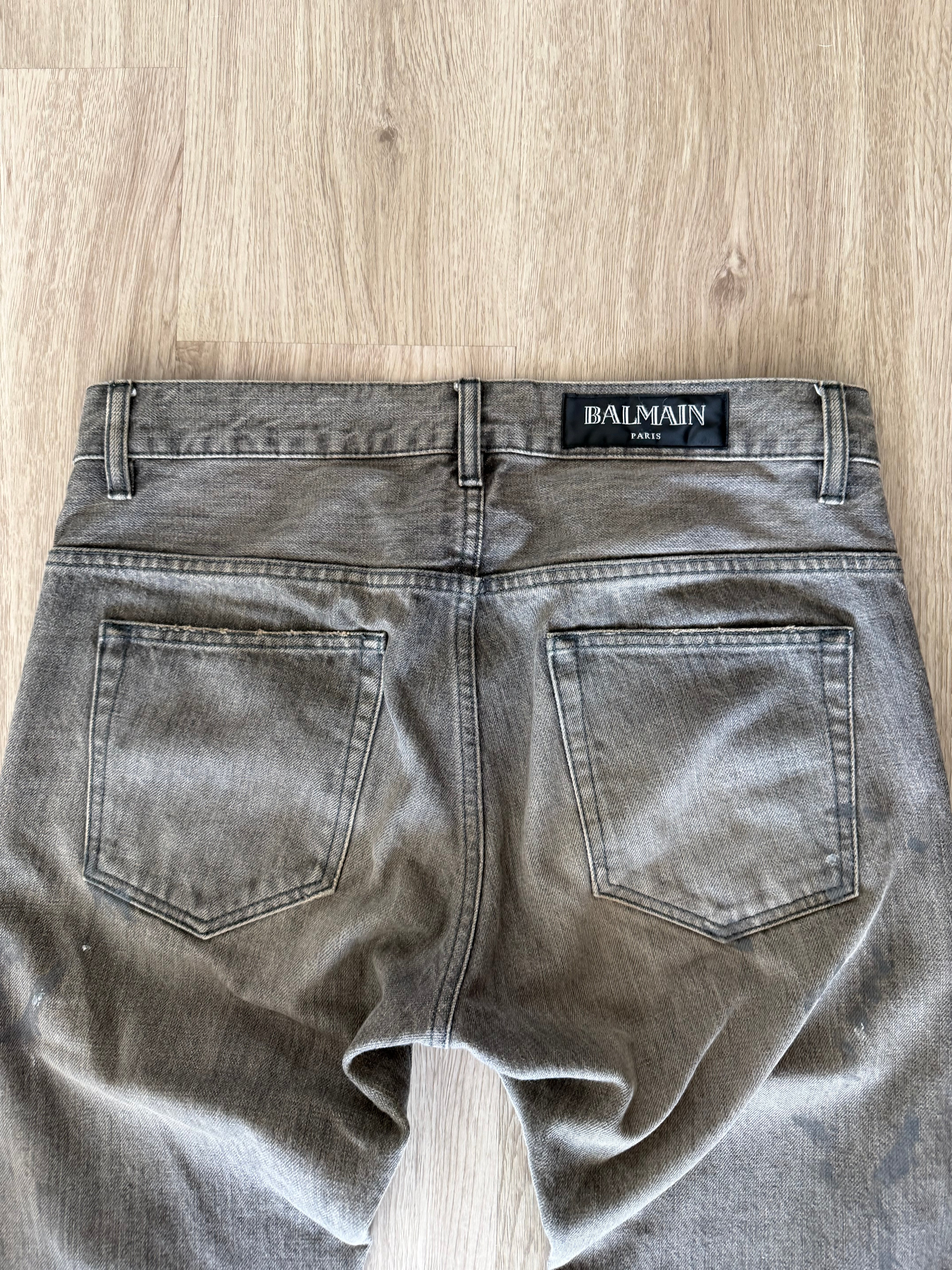Balmain Homme SS15 Spiral Jeans
