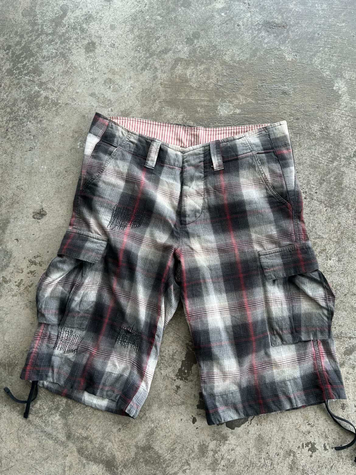 Balmain Homme SS10 Plaid Shorts