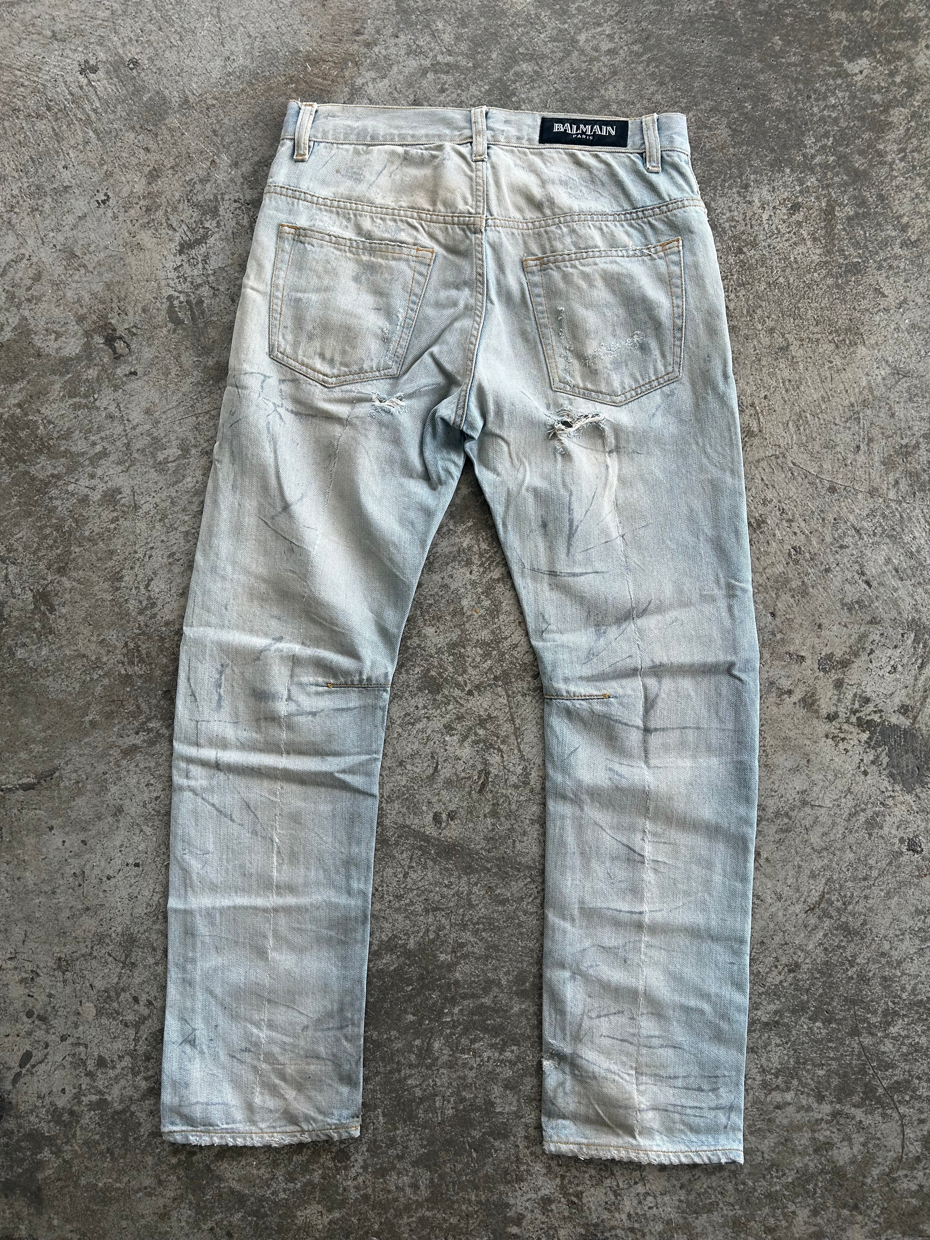 Balmain Homme SS11 Eagle Coin Jeans
