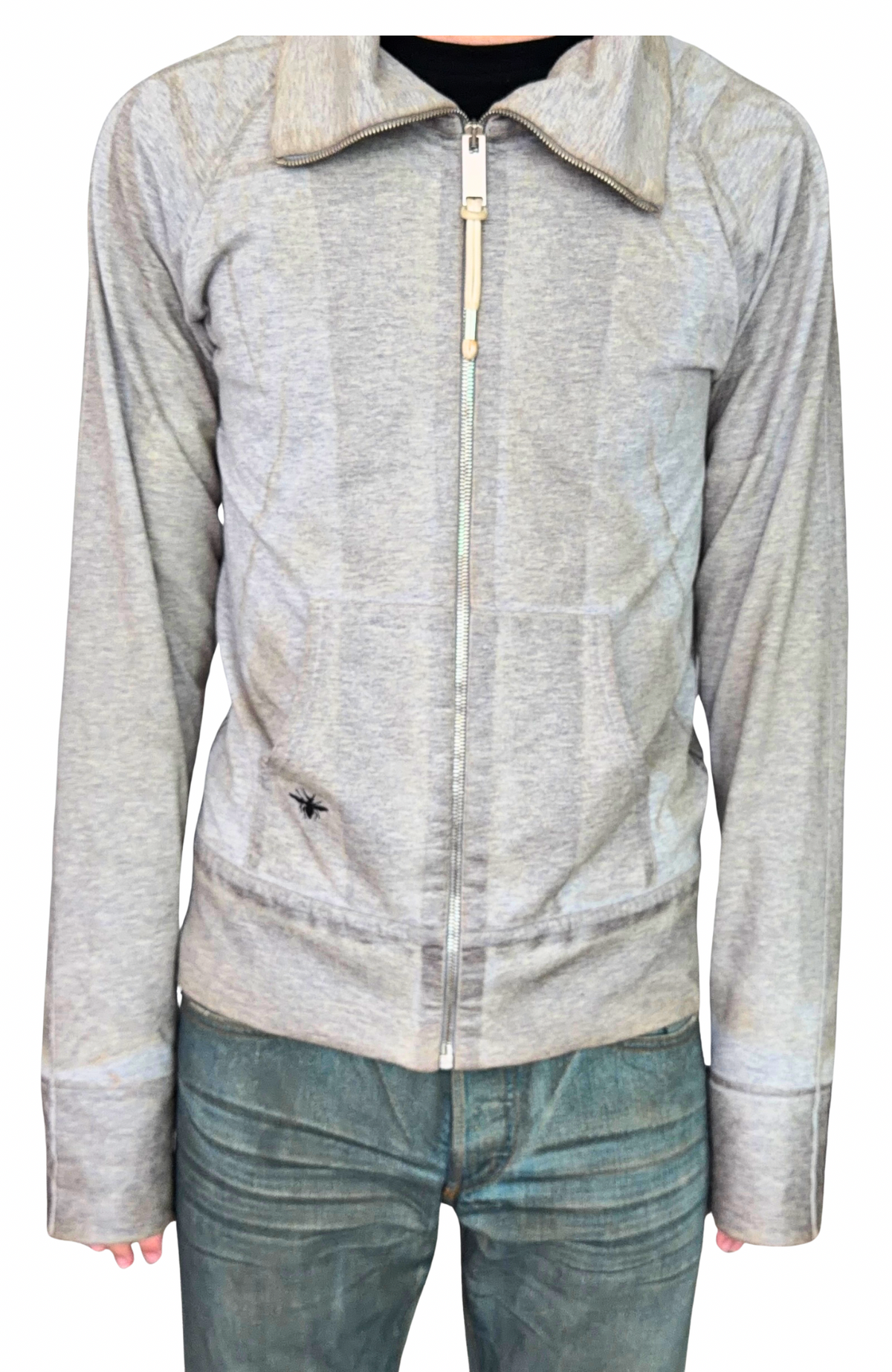 Dior Homme AW03 Luster Waxed Zip Up Turtleneck